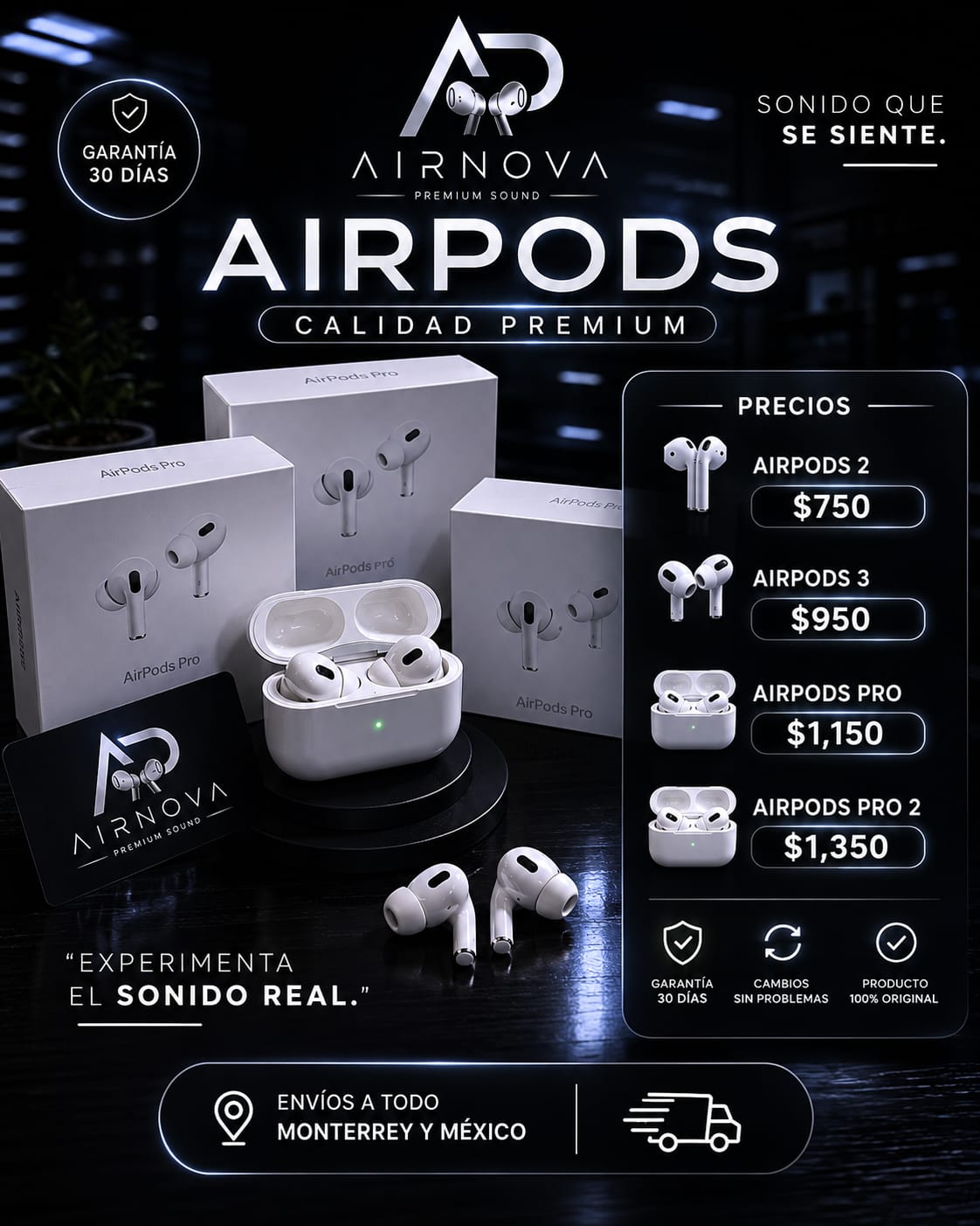 AirNova — Calidad Premium